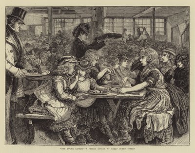 Les jeunes corbeaux, un dîner du vendredi à Great Queen Street - Francis S. Walker